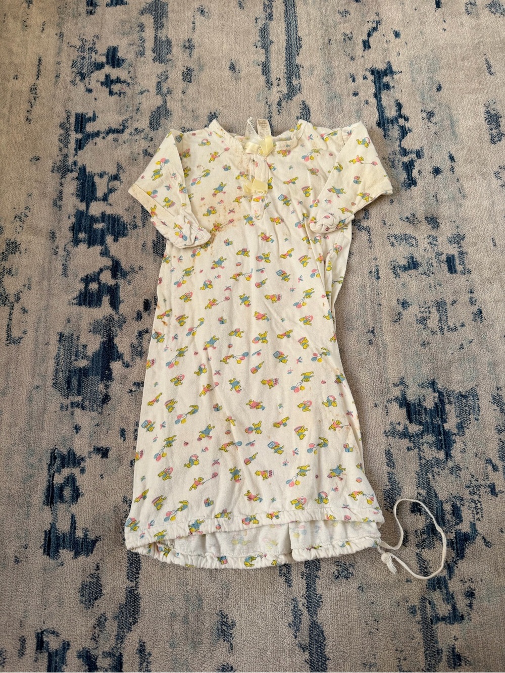 Vintage 70s Sears Winnie the Pooh Disney Infant Sleeper Infant 3-6 Months
